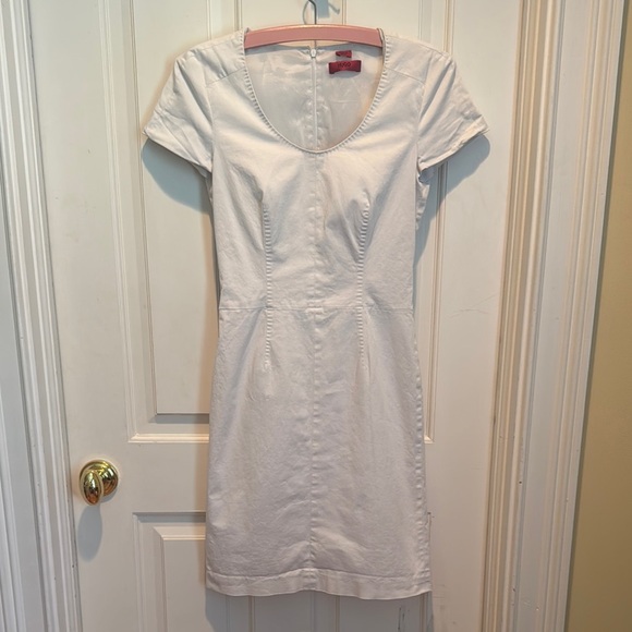 Hugo Boss white Dress Sweetheart Neckline - Picture 1 of 9